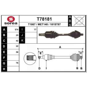 Acquista Semiasse da EAI T78181 a buon mercato per soli 150,00 €