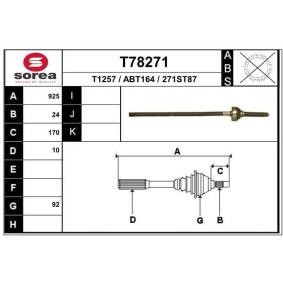 Compre Veio de transmissão da EAI T78271 a um preço baixo por 142,42 €