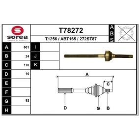 Compre Veio de transmissão da EAI T78272 a um preço baixo por 142,32 €