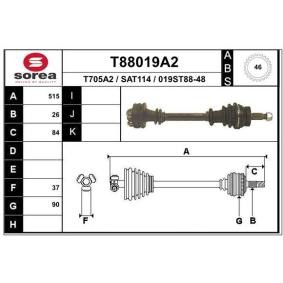 Osta Vetoakseli EAI:llä T88019A2 edullisesti hintaan 134,84 €