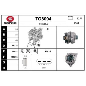 Comprar Alternador de SNRA TO8094 a bajo precio de 383,01 €