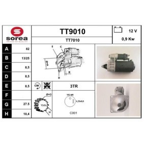 Compre Motor de arranque de SNRA online para Simca 1000 a precios moderados
