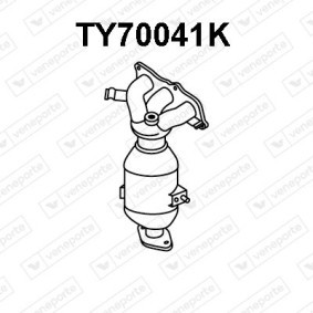Krümmerkatalysator TY70041K von VENEPORTE günstig für 373,97 € online kaufen