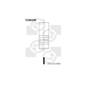 Compre Válvula de entrada da BGA V166190 a um preço baixo por 12,03 €