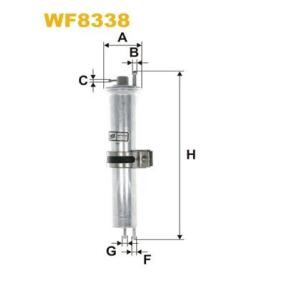 Kjøp Drivstoffilter av WIX FILTERS WF8338 til den lave prisen 1123,73 NOK