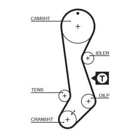 Compre Correia de distribuição de GATES online para TERCEL três volumes a preços moderados