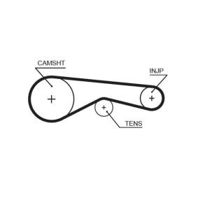 Compre Correia de distribuição de GATES online para XJ Sedan (X350, X358) a preços moderados