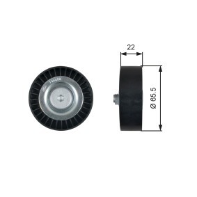 Achetez des Poulie, tendeur de courroie d'accessoire GATES T39063 à prix pour 49,93 €