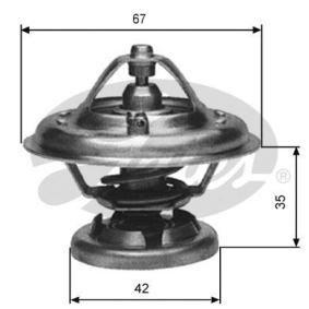 Köp Termostat, kylvätska av GATES TH12685G1 till det låga priset 241,49 kr