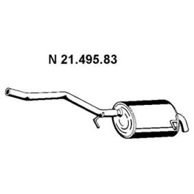 Comprar Silenciador trasero de VEGAZ BS-232EB/ERN a bajo precio de 276,68 €
