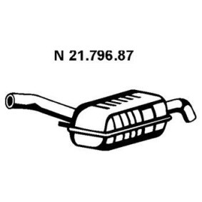 Comprar Silenciador trasero de VEGAZ BS-238EBER a bajo precio de 350,64 €