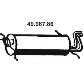 Compre Silenciador de escape de VEGAZ online para 626 III Station Wagon (GV) a precios moderados