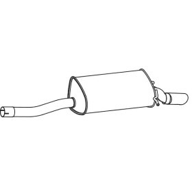 Compre Silenciador de escape de VEGAZ online para CLK Descapotable (A209) a precios moderados