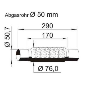 Flexrohr, Abgasanlage UFR-630 von VEGAZ günstig für 56,47 € online kaufen