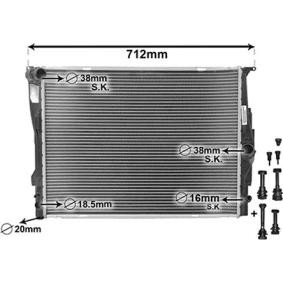 Compre Radiador de VAN WEZEL online para 5 Touring (E61) a precios moderados