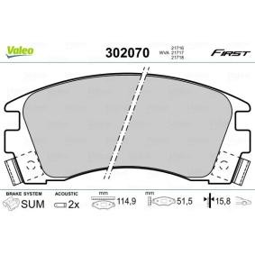 Compre Pastillas de freno de VALEO online para SUNNY III Traveller (Y10) a precios moderados