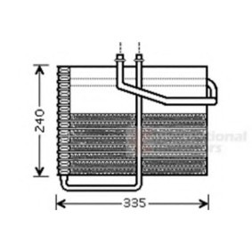 Comprar Evaporador, aire acondicionado de VAN WEZEL 0700V090 a bajo precio de 239,16 €