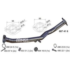 Compre Tubo de escape de ERNST online para Corolla Berlina (_E18_, ZRE1_) a precios moderados
