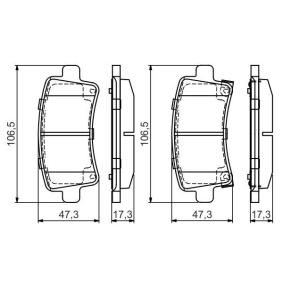 Bremsbeläge 0 986 495 444 von BOSCH günstig für 28,41 € online kaufen