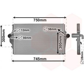 Comprar Intercooler de VAN WEZEL 59004189 a bajo precio de 218,36 €