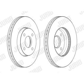 Achetez des Disque de frein JURID 563165JC à prix pour 37,35 €