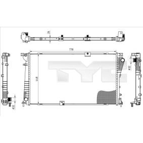 Kühler, Motorkühlung 725-0045 von TYC günstig für 157,44 € online kaufen