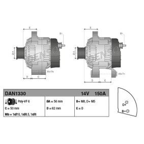Lichtmaschine DAN1330 von DENSO günstig für 201,07 € online kaufen