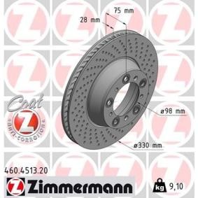 Compre Discos de freno de ZIMMERMANN online para 911 Coupé (992) a precios moderados