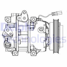 Comprar Compresor, aire acondicionado de DELPHI CS20493 a bajo precio de 275,60 €