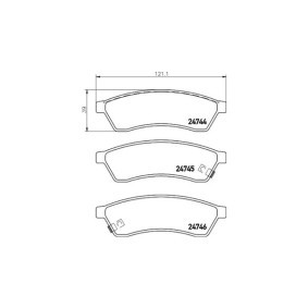 Bremsbeläge 363700410060 von MAGNETI MARELLI günstig für 74,51 € online kaufen