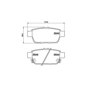 Bremsbeläge für HONDA von MAGNETI MARELLI