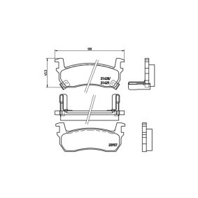 Bremsbeläge 363700456057 von MAGNETI MARELLI günstig für 36,06 € online kaufen