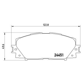Osta MAGNETI MARELLI Jarrupalat netistä Corolla XI Sedan (E160)-mallille edulliseen hintaan