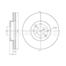 Compre Disco de travão da METELLI 23-0550C a um preço baixo por 44,42 €