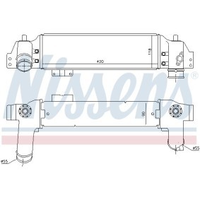 Ladeluftkühler 96226 von NISSENS günstig für 176,28 € online kaufen