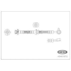 Acquista Tubo freno da CORTECO 49401970 a buon mercato per soli 24,00 €