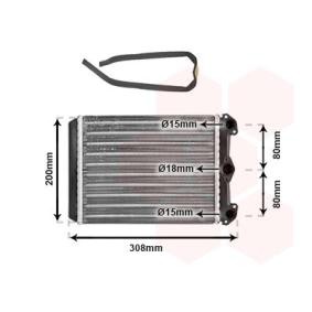 Achetez des Radiateur de chauffage VAN WEZEL 30006102 à prix pour 58,60 €