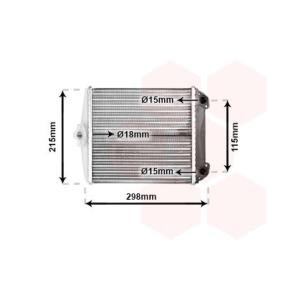 Achetez des Radiateur de chauffage de chez VAN WEZEL en ligne pour W124 Cabriolet (A124) à prix modérés