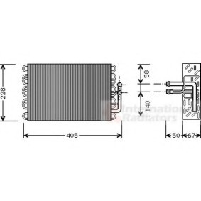Acquista Evaporatore climatizzatore da VAN WEZEL 3000V019 a buon mercato per soli 184,88 €