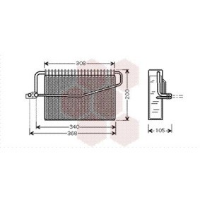 Acquista Evaporatore climatizzatore da VAN WEZEL 3000V381 a buon mercato per soli 146,47 €