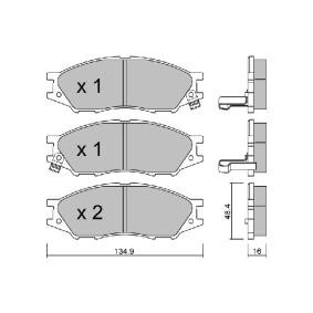 Compre Pastilhas de travão da AISIN BPNI-1013 a um preço baixo por 38,96 €