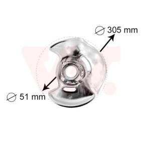 Acquista Lamiera paraspruzzi disco freno da VAN WEZEL 3024371 a buon mercato per soli 42,22 €