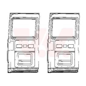 Compre Porta traseira da VAN WEZEL 3050249 a um preço baixo por 22,41 €