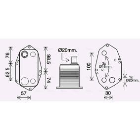 Ölkühler BW3571 von AVA COOLING SYSTEMS günstig für 106,35 € online kaufen