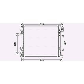 Comprar Radiador, refrigeración del motor de AVA COOLING SYSTEMS DN2444 a bajo precio de 298,76 €