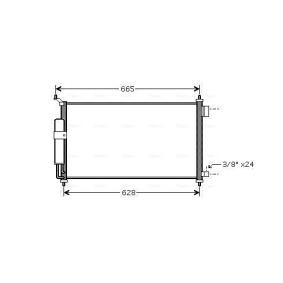Achetez des Condenseur de clim de chez AVA COOLING SYSTEMS en ligne pour Bluebird Sylphy Berline III (B17) à prix modérés