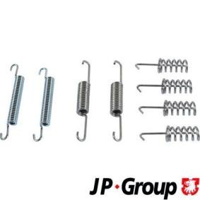 Achetez des Kit d'accessoires, mâchoires de frein de stationnement JP GROUP 1163950510 à prix pour 10,32 €