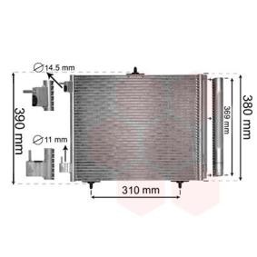 Compre Condensador de ar condicionado de VAN WEZEL online para BERLINGO Camião de plataforma/chassis (B9) a preços moderados