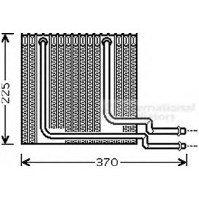 Compre Evaporador, ar condicionado da VAN WEZEL 4300V373 a um preço baixo por 794,67 €