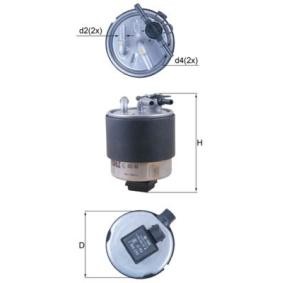 Kraftstofffilter KL 440/44 von MAHLE ORIGINAL günstig für 45,83 € online kaufen